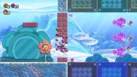 逃げるフラワーコイン