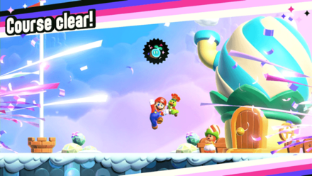 ステージクリアで獲得