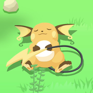 ライチュウの星1寝顔画像