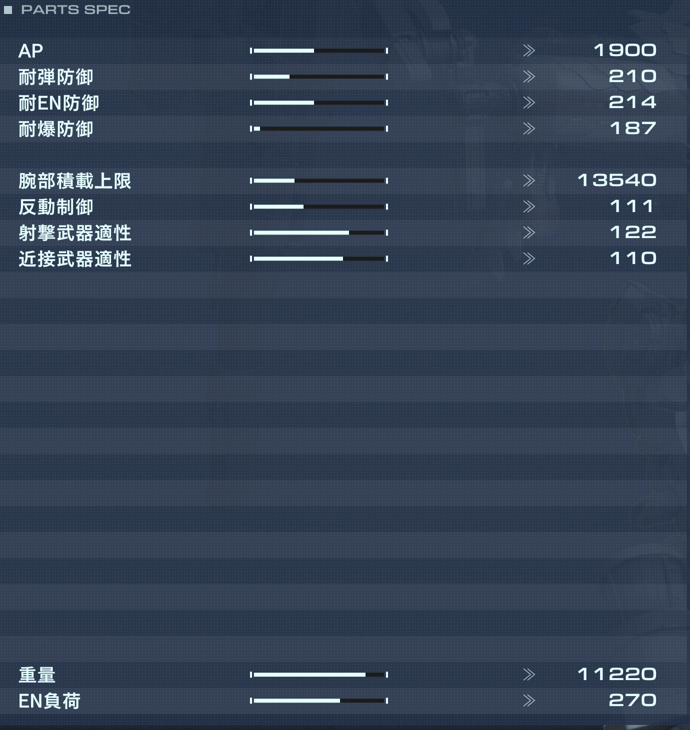 EL-TA-10 FIRMEZAの性能詳細