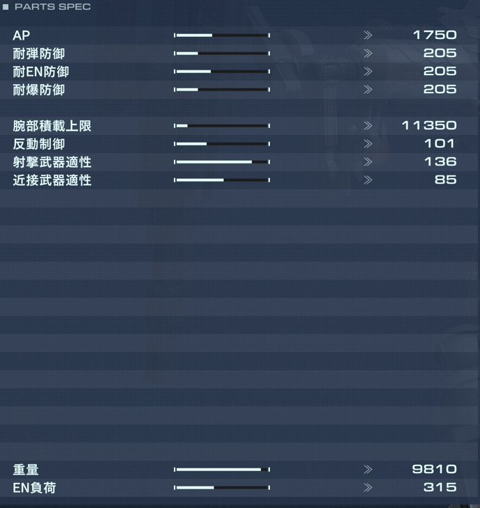 EL-PA-00 ALBAの性能詳細
