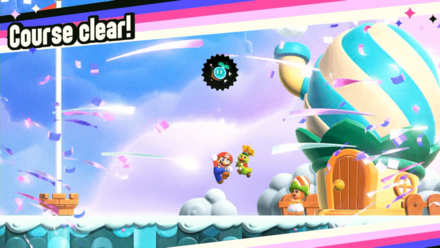 ステージクリアで獲得