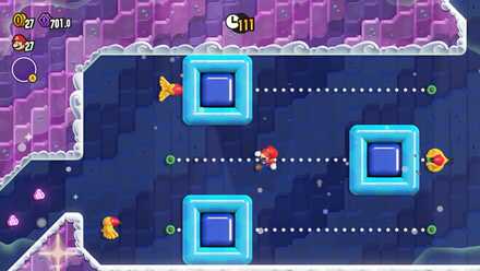 バルーンを避けながら進む