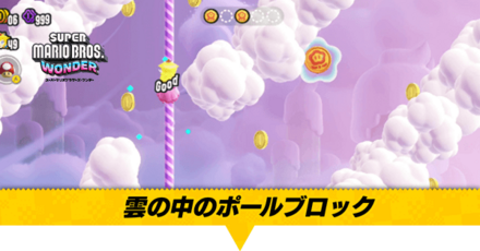 雲の中のポールブロック画像