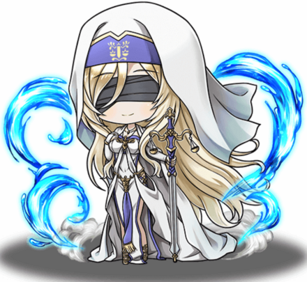 剣の乙女の覚醒前イラスト