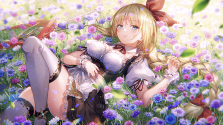 少女の休息の画像