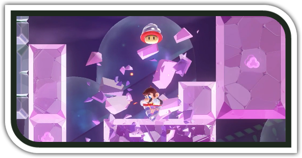 ジュエルブロックだらけの洞窟