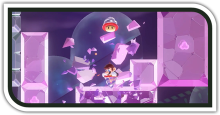 ジュエルブロックだらけの洞窟画像