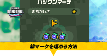 旗マークを埋める方法