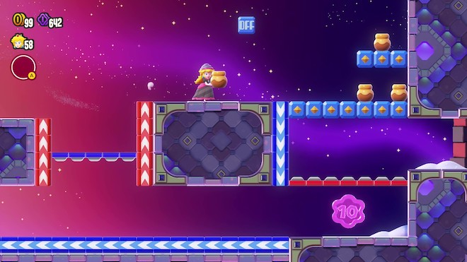 スイッチをオンにして右流れにして獲得