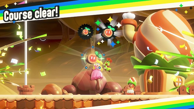 ステージクリアで獲得