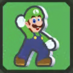 ルイージ決めポーズ