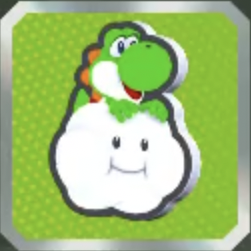 ヨッシー雲のり