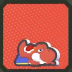 あかヨッシーしゃがみ