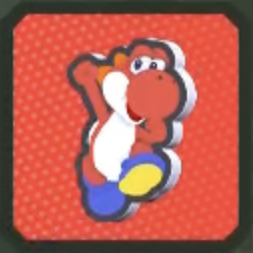 あかヨッシー決めポーズ