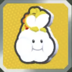 きいろヨッシー雲のり