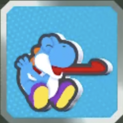 みずいろヨッシー舌出し