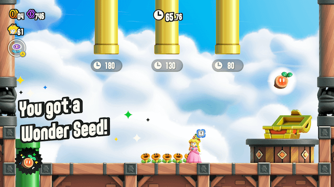 ステージクリアで獲得