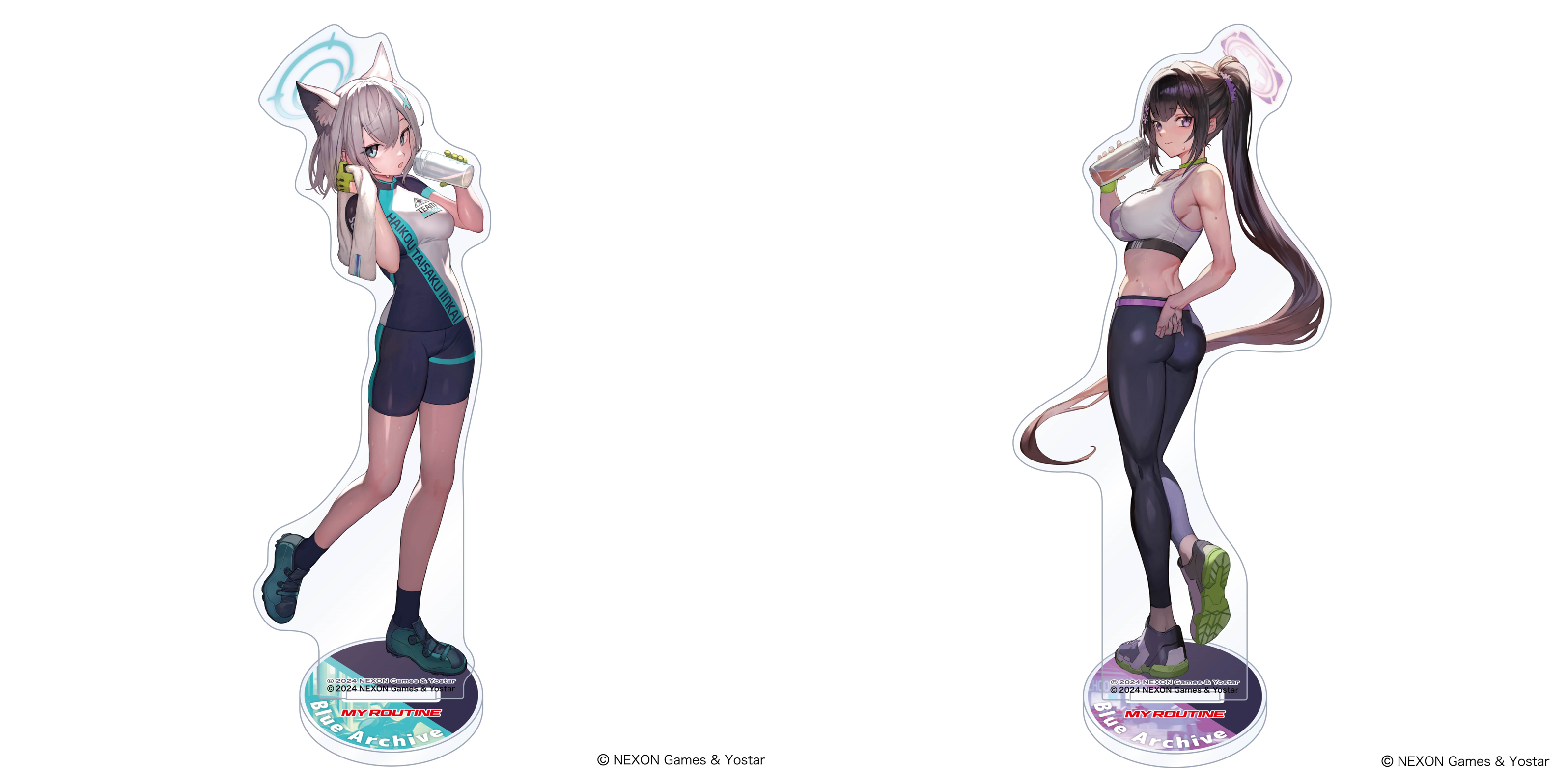 ブルーアーカイブ　シロコ スミレ　アクリルスタンド　MY ROUTINE 2023.10.23｜大人気スマートフォン向けゲーム『ブルーアーカイブ