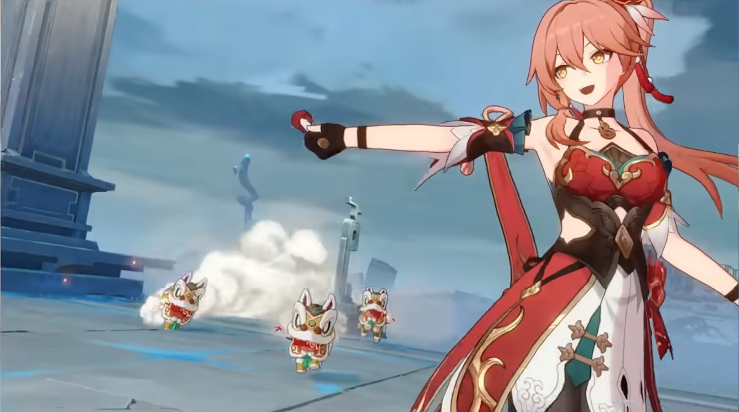 桂乃芬の戦闘シーン