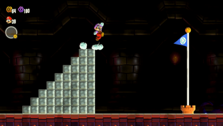 ダッシュジャンプ後にスピン