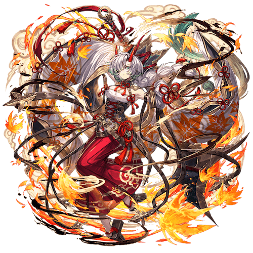オセロニアの［隠棲せしから紅］紅葉姫の画像