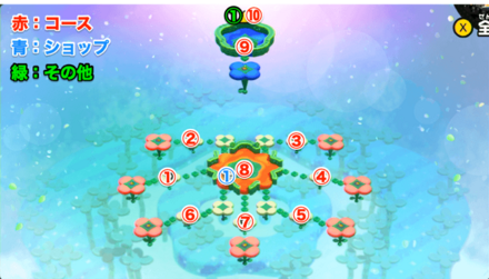 スペシャルワールドのマップ