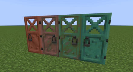 銅のドアの錆びる過程,mode;original