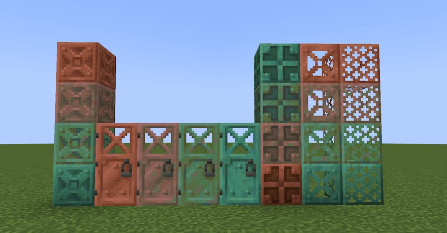 新たな銅ブロックが追加