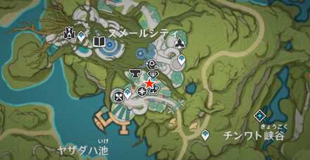 ガルシアの讃歌・妥当な贈り物のマップ