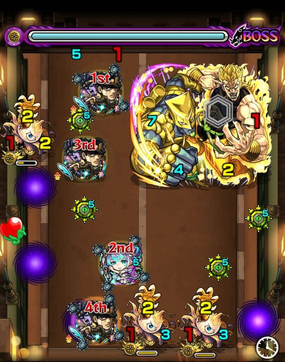 ハイDIO ボス1 クロスドクロ発動後