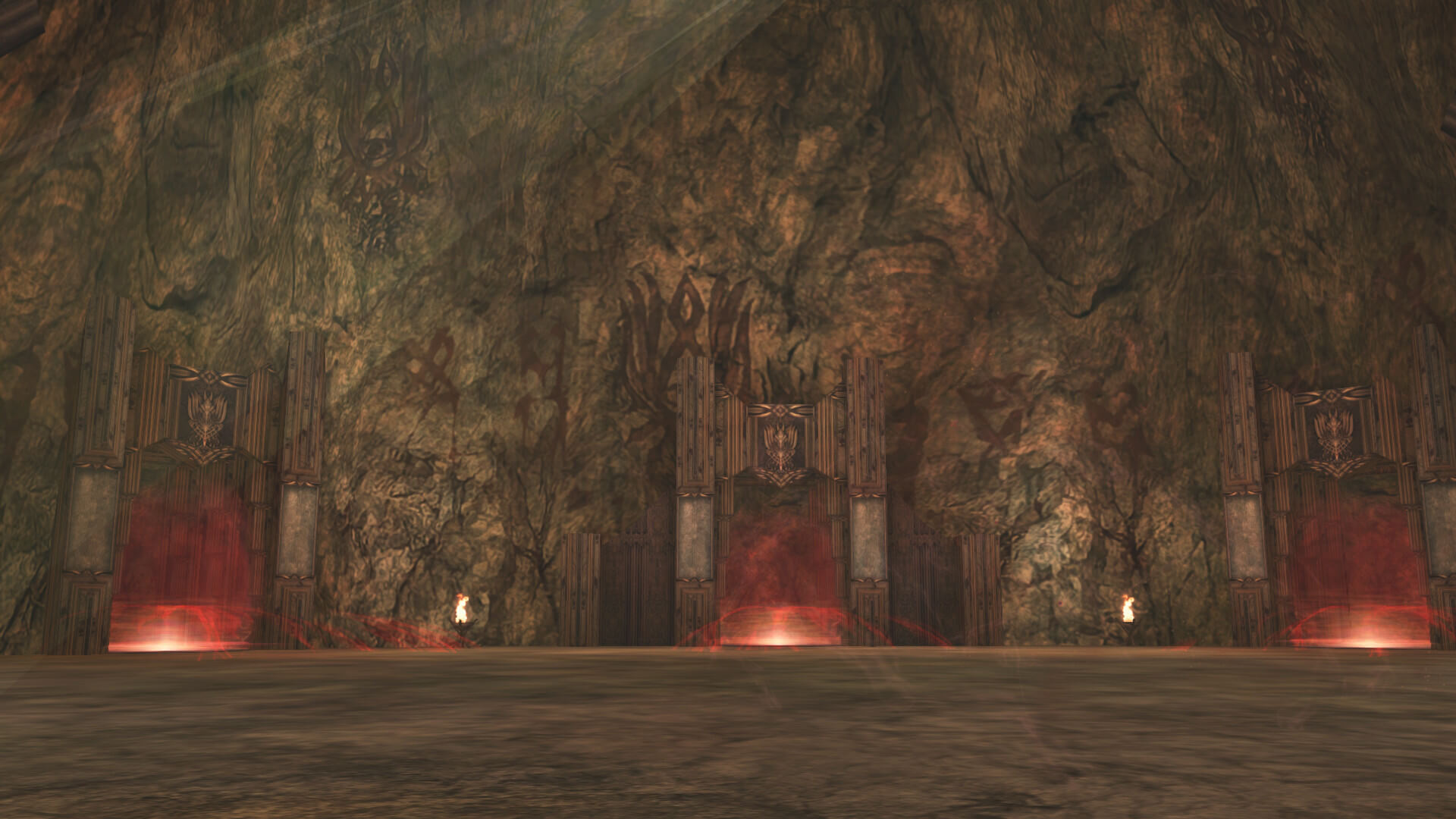 神殿の地下洞窟