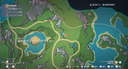 暁の即興詩のマップ