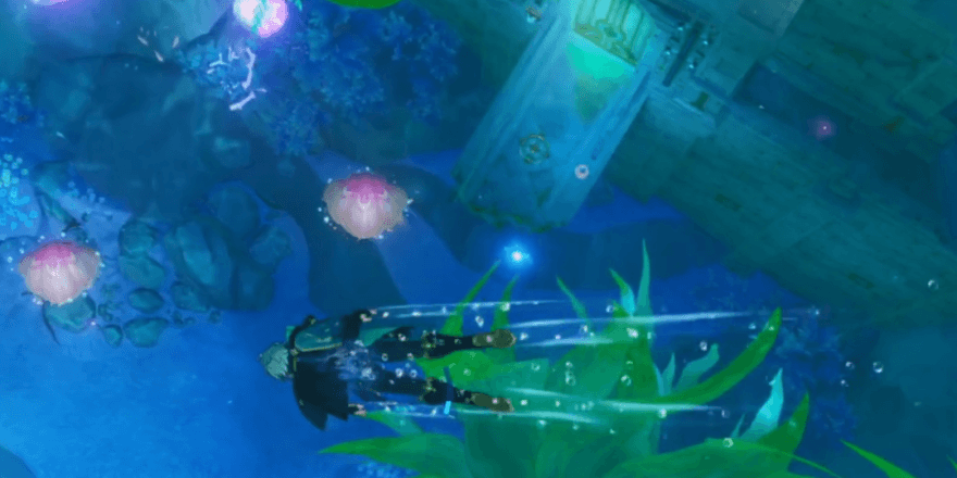 海底の隠れ家に向かう②