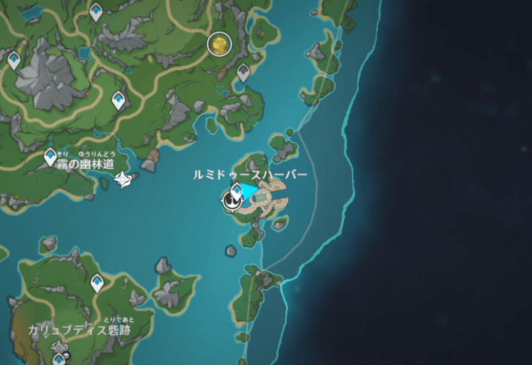 想定内の計画の場所