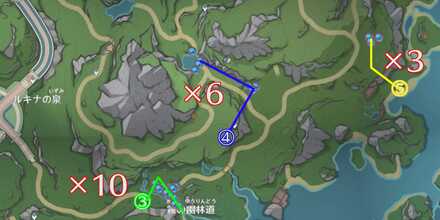 回収ルート③・④・⑤