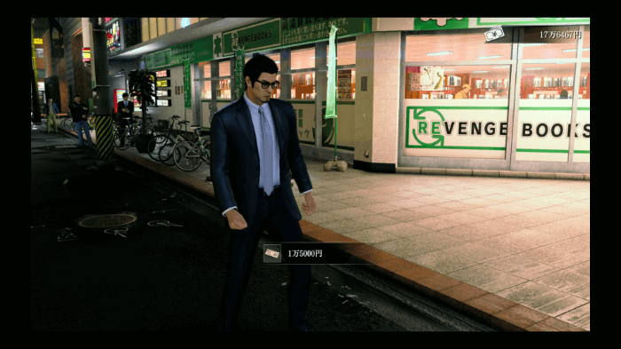 序盤はチンピラを倒してお金を稼ぐ