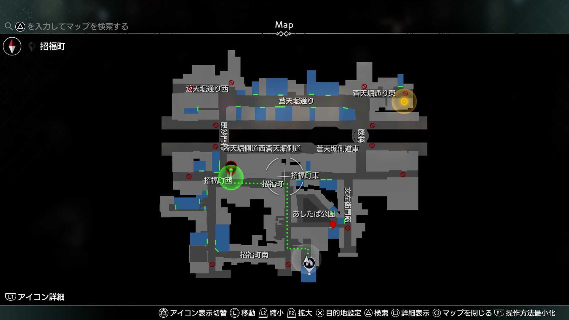 ギャングチーム「紅孔雀」を撃破せよの場所画像