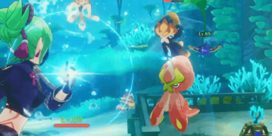 リルレッドとの戦闘