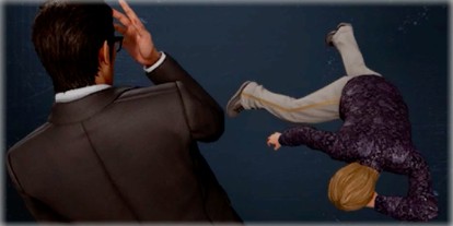 挑発アクション追加【ダウン】