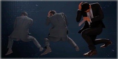 大道寺式活殺術・三連霞足