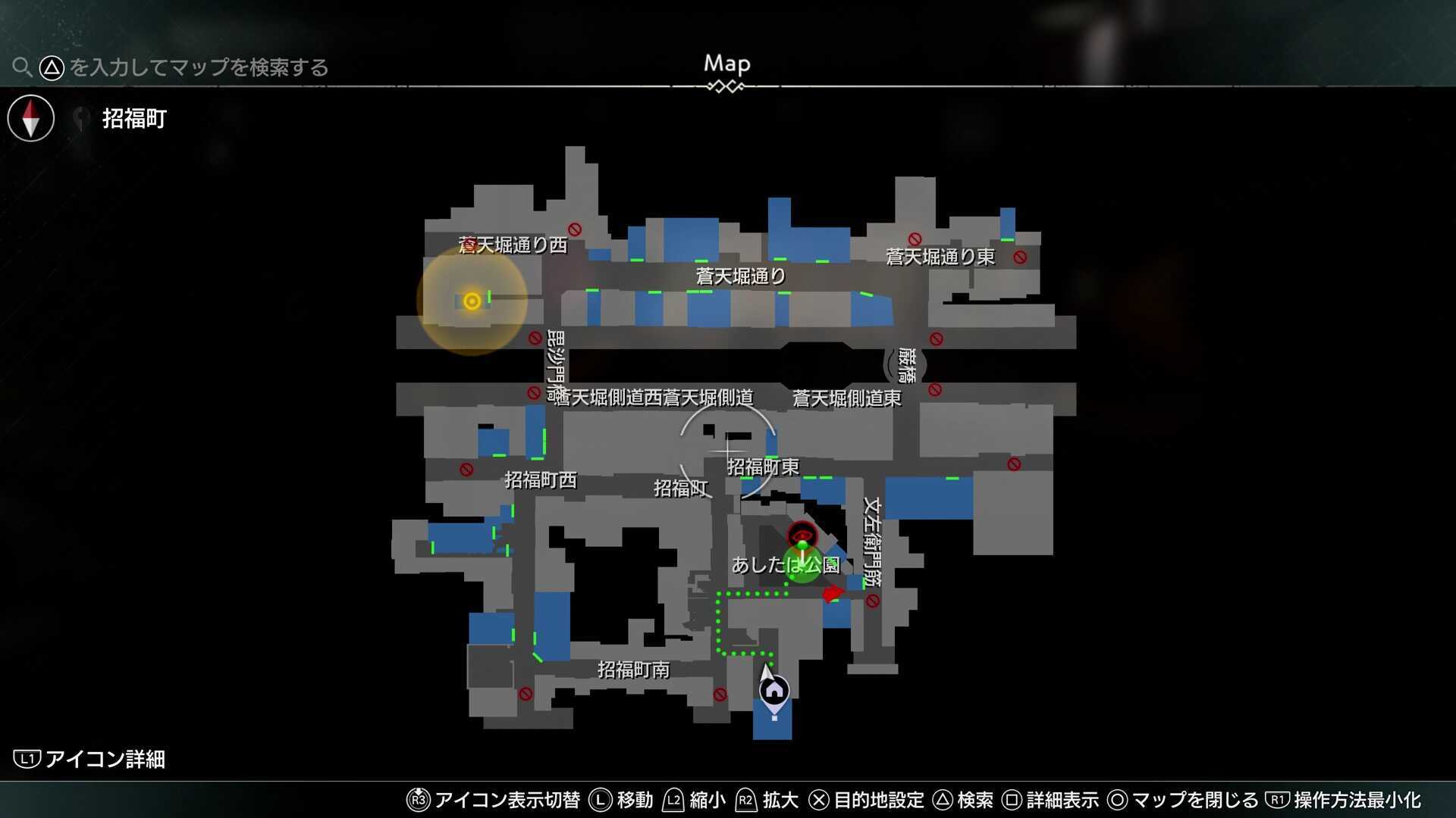ホームレス山中を仲間にせよの場所画像