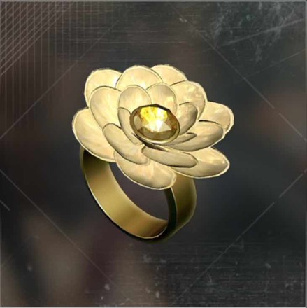 シャイニーフラワーリング画像