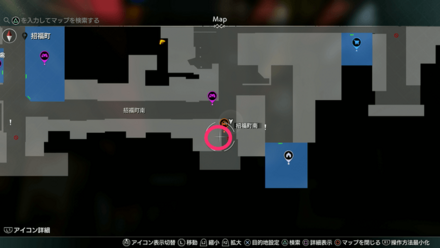 銀の皿の場所マップ