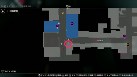 蒼天堀ロッカーキーI3MAP