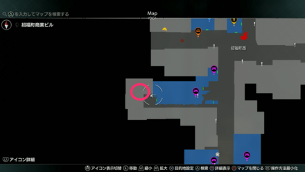 メタルフィンの場所マップ