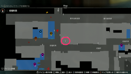 銀の皿の場所マップ