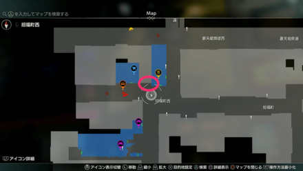 金の皿の場所マップ