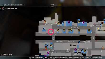 パインアメの場所マップ