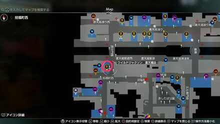 蒼天堀ロッカーキーH1MAP